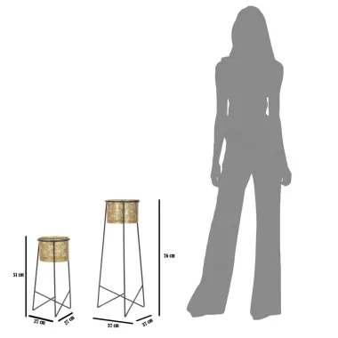 P/VASI COPPIA EXY 37x76 - 27x51 cm